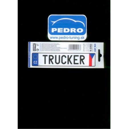 Podložka pod ŠPZ brúsený hliník - strieborná