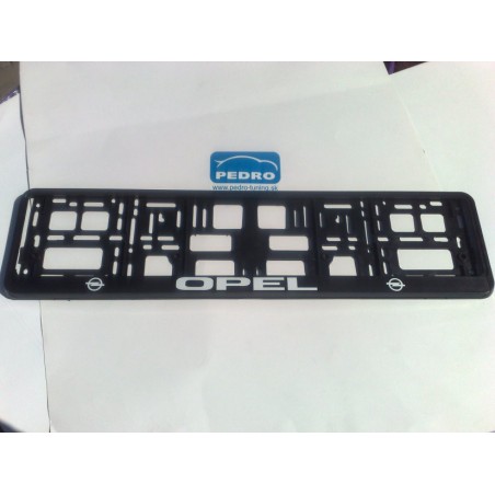 Podložka pod ŠPZ brúsený hliník - strieborná