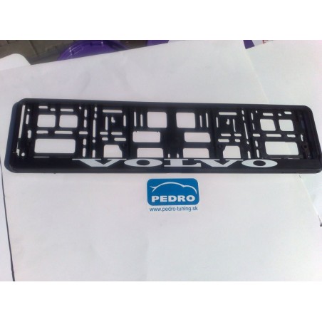 Podložka pod ŠPZ brúsený hliník - strieborná