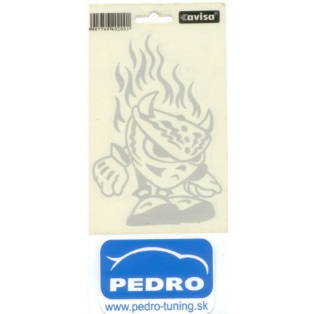 Podložka pod ŠPZ brúsený hliník - strieborná