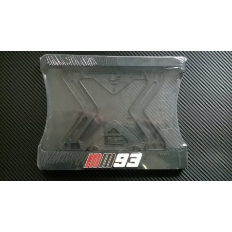 Podložka pod ŠPZ brúsený hliník - strieborná