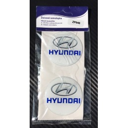 3D nálepka Hyundai biela...