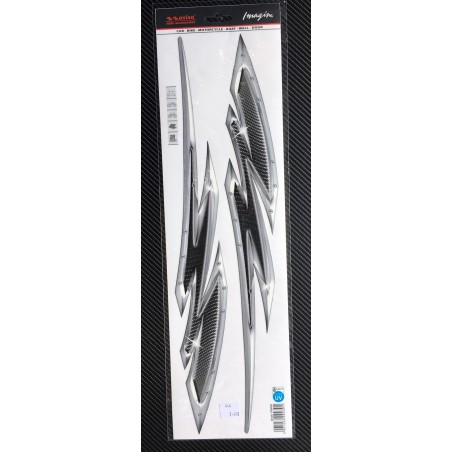 Podložka pod ŠPZ brúsený hliník - strieborná