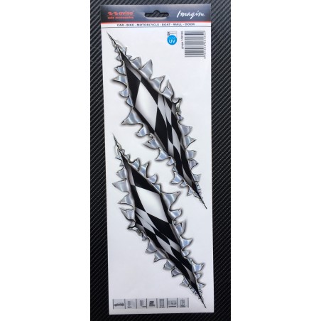 Podložka pod ŠPZ brúsený hliník - strieborná