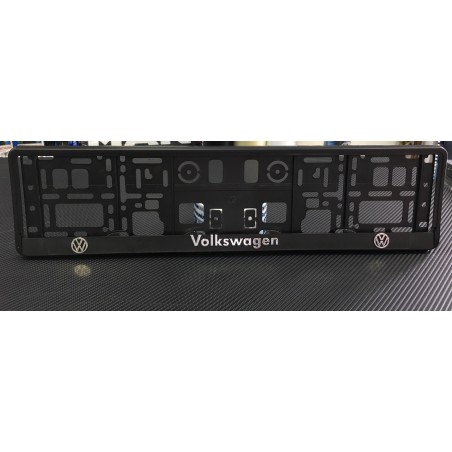 Podložka pod ŠPZ brúsený hliník - strieborná