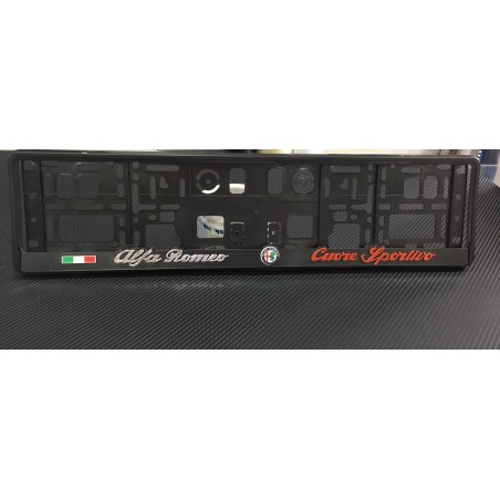 Podložka pod ŠPZ brúsený hliník - strieborná