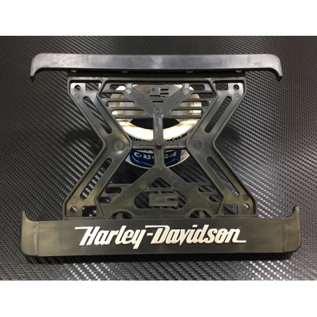 Podložka pod ŠPZ brúsený hliník - strieborná