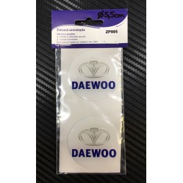 3D nálepka Daewoo sada 4 kusy