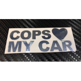 Nálepka Cops my car (3)
