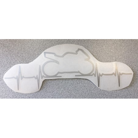 Podložka pod ŠPZ brúsený hliník - strieborná