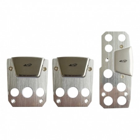 Podložka pod ŠPZ brúsený hliník - strieborná