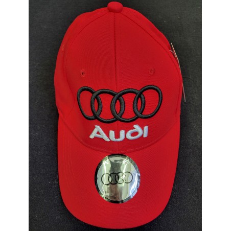 LUX čiapka so šiltom Audi červená